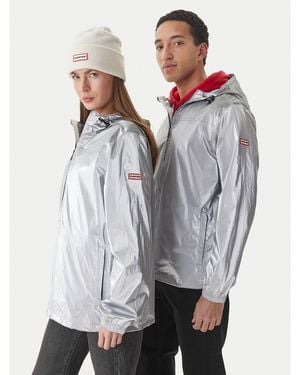 HUNTER Regenjacke Haru0008261 Regular Fit - Grau