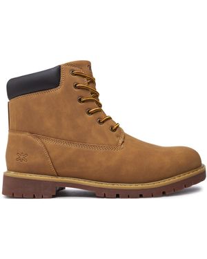 Mjuka Schnürstiefeletten Nwinn301C - Braun