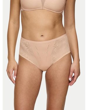 Triumph Klassischer Damenslip Mit Hoher Taille Shape Smart Ellipse 10222289 - Natur