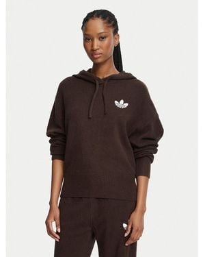 adidas Sweatshirt Essentials Ia4448 Loose Fit - Braun