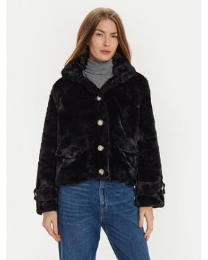 Vero Moda Pelzmantel Sonjaeva 10310303 Regular Fit - Schwarz