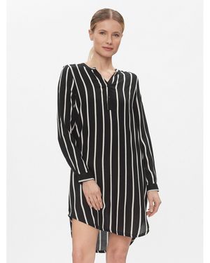 Kaffe Hemdkleid Marana 10551803 Relaxed Fit - Schwarz