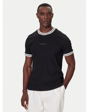 Nautica T-Shirt N1S03473 Regular Fit - Schwarz