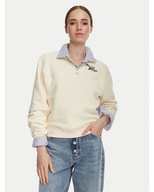 Tommy Hilfiger Sweatshirt Ww0Ww51878 Regular Fit - Natur