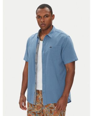 Quiksilver Hemd Time Box Eqywt04622 Regular Fit - Blau