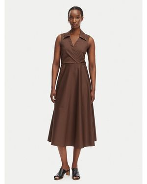 Fracomina Kleid Für Den Alltag Fs26Sd2010W40201 Regular Fit - Braun