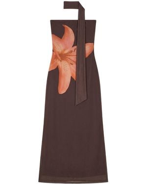 Vero Moda Sommerkleid Rosetta 10356030 Regular Fit - Braun