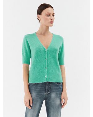 Please Strickjacke M734723332 Grün Regular Fit