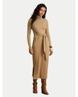 Ralph Lauren Strickkleid 200980028500 Slim Fit - Mettallic