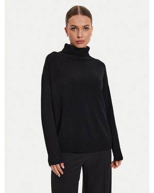 Max Mara Rollkragenpullover Superbo 2426366148 Relaxed Fit - Schwarz