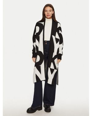 DKNY Strickjacke P4Mxaq64 Relaxed Fit - Schwarz