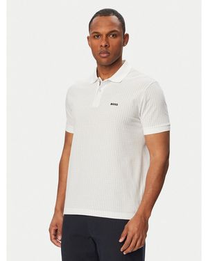 BOSS Poloshirt Birdie 3 50559355 Regular Fit - Weiß