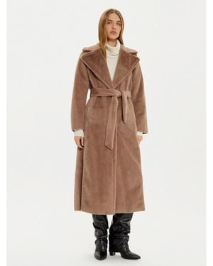 Guess Pelzmantel Ada W4Bl02 Wghm0 Regular Fit - Braun