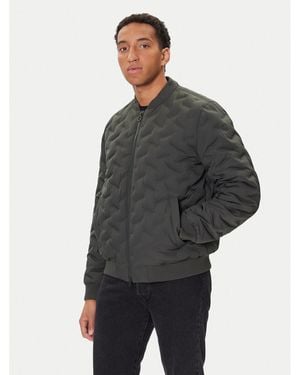 Geox Bomberjacke Spherica M5628R T3271 F3251 Regular Fit - Grau