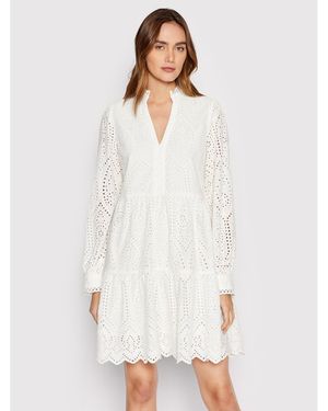 Y.A.S Kleid Für Den Alltag Holi 26027162 Weiß Relaxed Fit