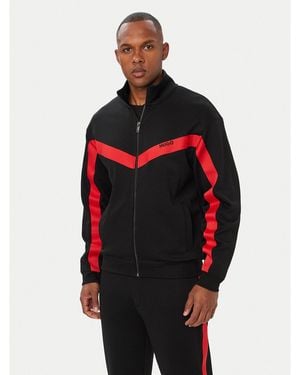 HUGO Sweatshirt Darti 50549418 Relaxed Fit - Rot