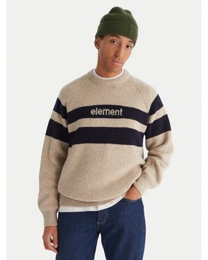 Element Pullover 2000S Rib Cr Elysw00128 Regular Fit - Natur