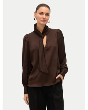 Vero Moda Bluse Nini 10336252 Standard Fit - Braun