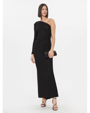 Please Abendkleid A1Xpbft000 Slim Fit - Schwarz