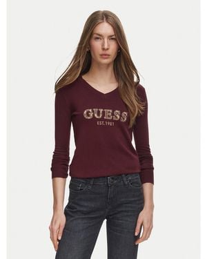 Guess Pullover W6Br55 Z1456 Regular Fit - Rot