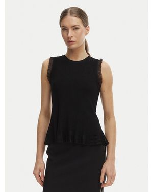 Rinascimento Top Cfm0012241003 Slim Fit - Schwarz