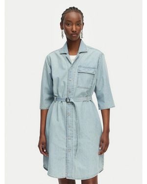 G-Star Jeanskleid D28853-E356 Regular Fit - Blau