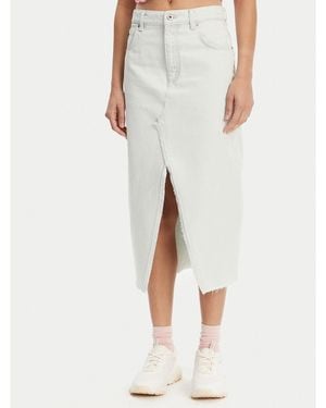 HUGO Jeansrock Galita 50534746 Regular Fit - Weiß