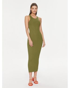 Silvian Heach Kleid Für Den Alltag Gpp24020Ve Grün Bodycon Fit