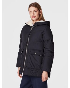 Tommy Hilfiger Winterjacke Chevron Sorona Ww0Ww36211 Relaxed Fit - Blau