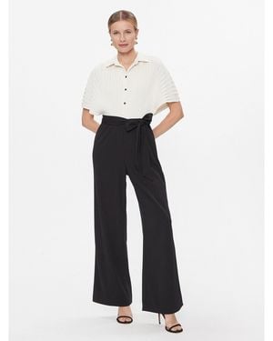 DKNY Jumpsuit Dd3J3455 Relaxed Fit - Weiß