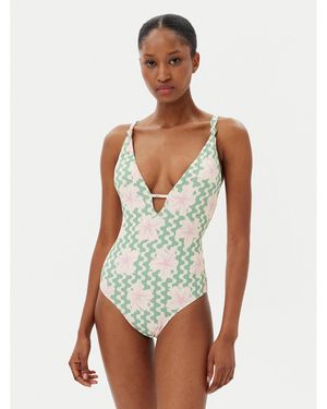 Roxy Badeanzug Hibiscus Daze Erjx103713 - Blau