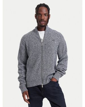 Calvin Klein Strickjacke Lv04Rh319G Regular Fit - Blau