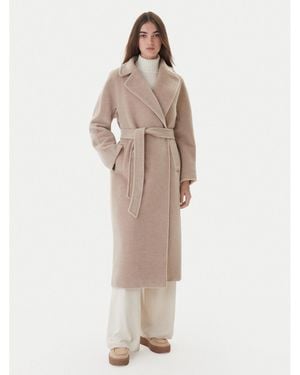 Weekend by Maxmara Wollmantel Tempera 2525016082 Regular Fit - Natur