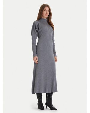 BOSS Strickkleid Forbini 50548520 Regular Fit - Grau