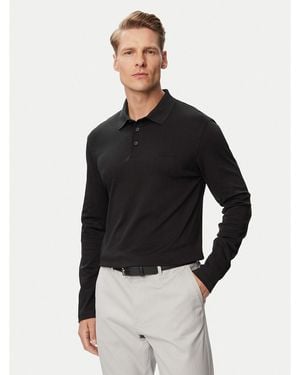 Calvin Klein Poloshirt Supima Lv04Lh240G Slim Fit - Schwarz