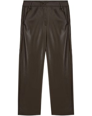 Marella Hose Aus Kunstleder Emme By Argento 2625786032 Regular Fit - Grau