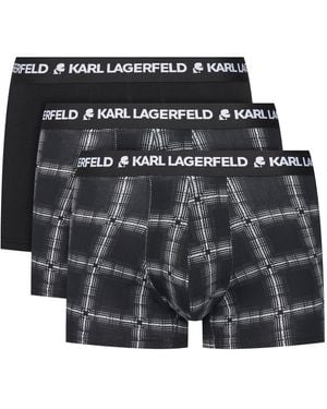 Karl Lagerfeld 3Er-Set Boxershorts A4M47002 - Blau
