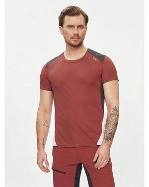 CMP Technisches T-Shirt 33N6687 Regular Fit - Rot