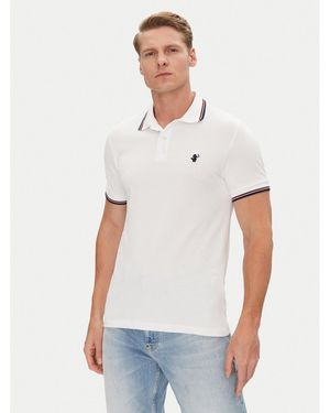 Save The Duck Poloshirt Dr0136M Bate20 Regular Fit - Weiß