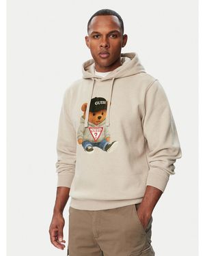 Guess Sweatshirt M6Bq31 K6562 Regular Fit - Natur