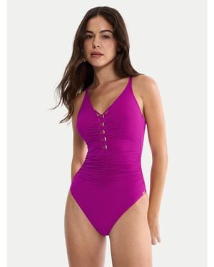 Triumph Badeanzug Summer Twist Op 04 10226451 - Lila