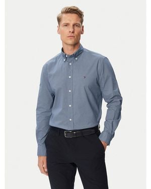 Tommy Hilfiger Hemd Mw0Mw44580 Regular Fit - Blau