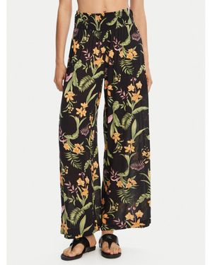 Roxy Stoffhose Along The Beach Erjx603439 Regular Fit - Schwarz