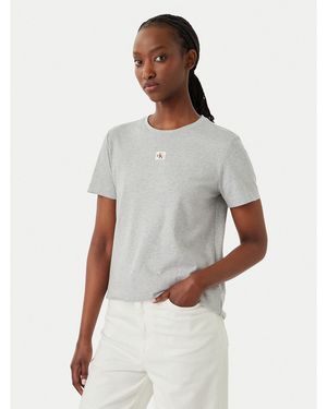 Calvin Klein T-Shirt Lv047F227G Classic Fit - Weiß