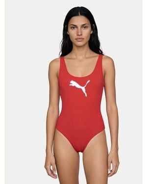 PUMA Badeanzug Swim 907685 - Rot