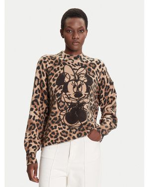 Desigual Pullover Minnie 25Wwjf43 Regular Fit - Braun