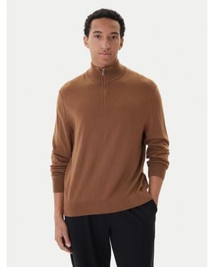 Calvin Klein Rollkragenpullover Lv04Ld318G Regular Fit - Braun