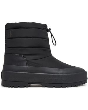 Calvin Klein Schneeschuhe Vulc Flatform Snowboot Nyl Hw0Hw03245 - Schwarz