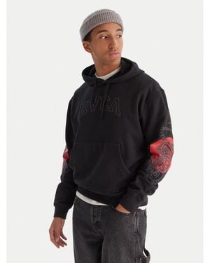 RVCA Sweatshirt Tiger Sun 23A413505 Regular Fit - Schwarz
