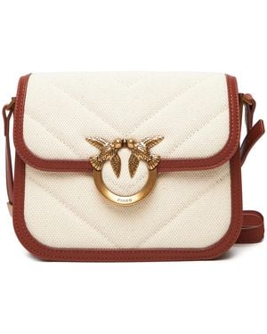Pinko Handtasche Love Box Bag Fl Mini Pe 25 Pltt 104297 A2C7 - Braun